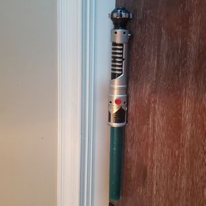 COPY - 2 Vintage Hasbro Star Wars Blue Lightsabers (1999 & 2006)